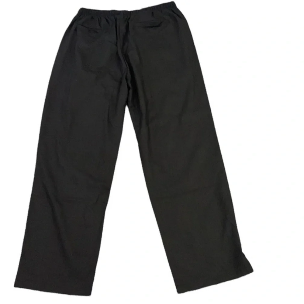 NWT Black Drawstring Slacks Two Back Pockets Two Side Pockets Size 3XL‎
